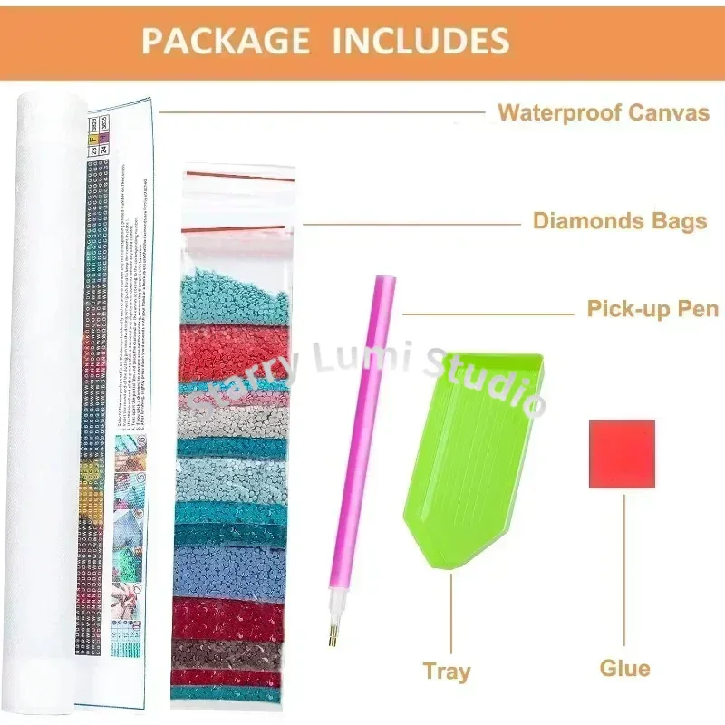 5D Diamond Painting Set DIY Ji - огляд і ціна Resin Art Kit