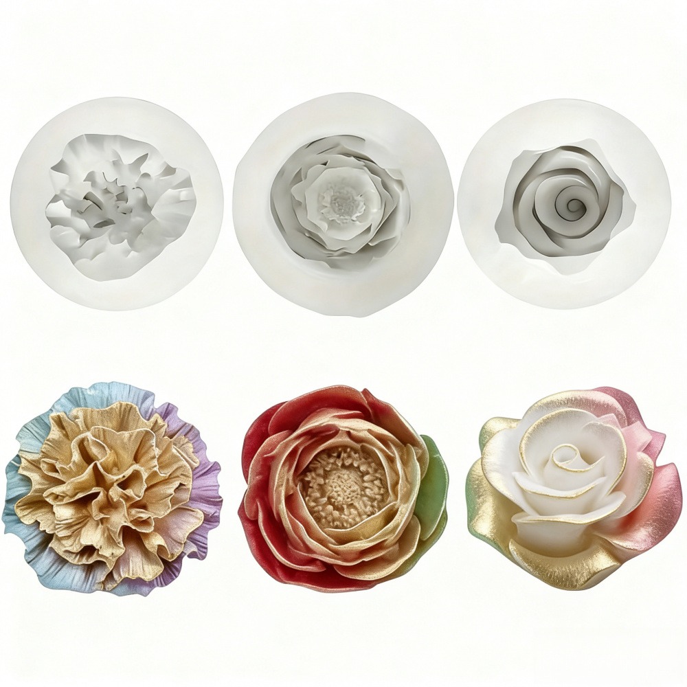 3-Piece Silicone Molds for Ros - огляд і ціна Resin Art Wedding Gift