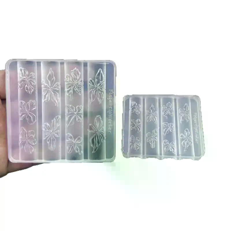 3D Lily Nail Silicone Molds 2  - огляд і ціна Resin Art Using Flowers