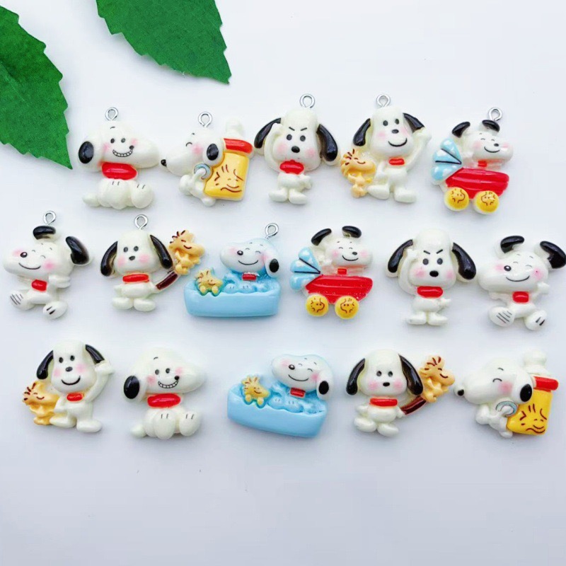 12pcs resin cartoon dog pendan - огляд і ціна Resin Art Handmade