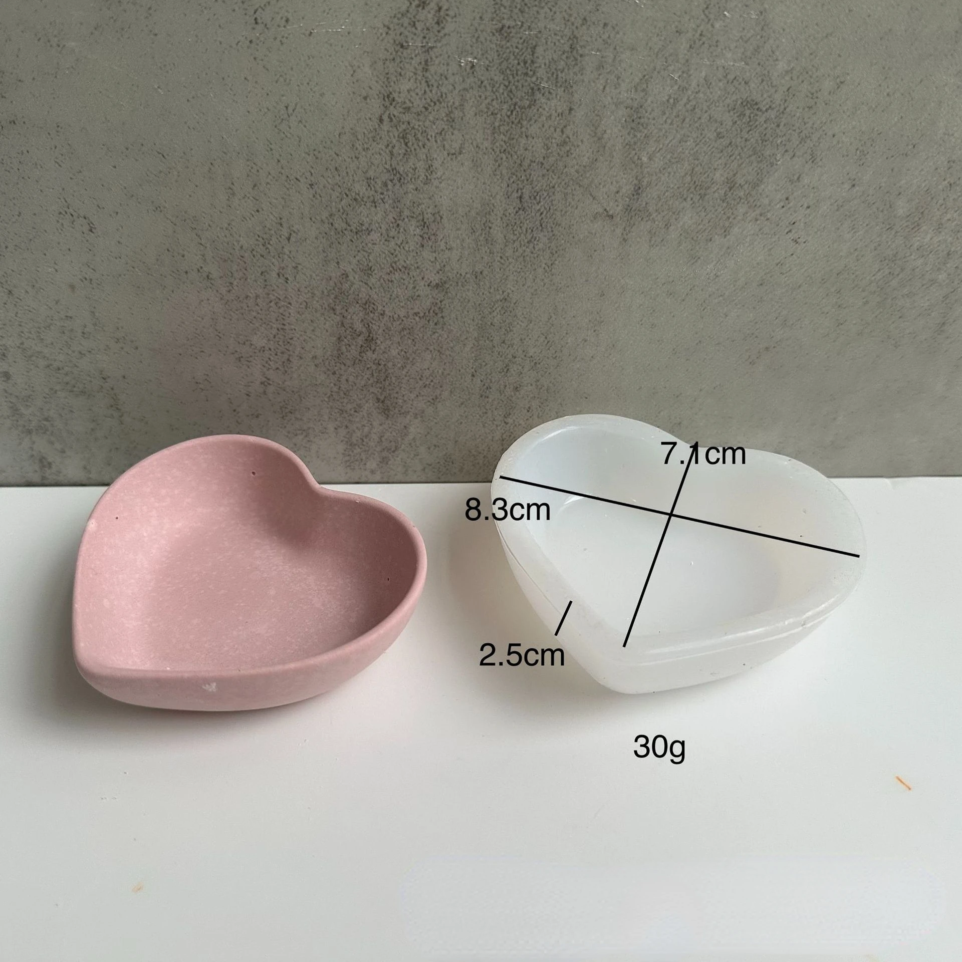 Concrete Square Heart Shape Si - огляд і ціна Tray Mold Rectangle