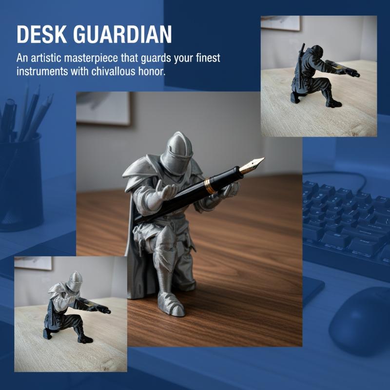 Knight Pen Holder Resin Mediev - огляд і ціна Resin Art Pen