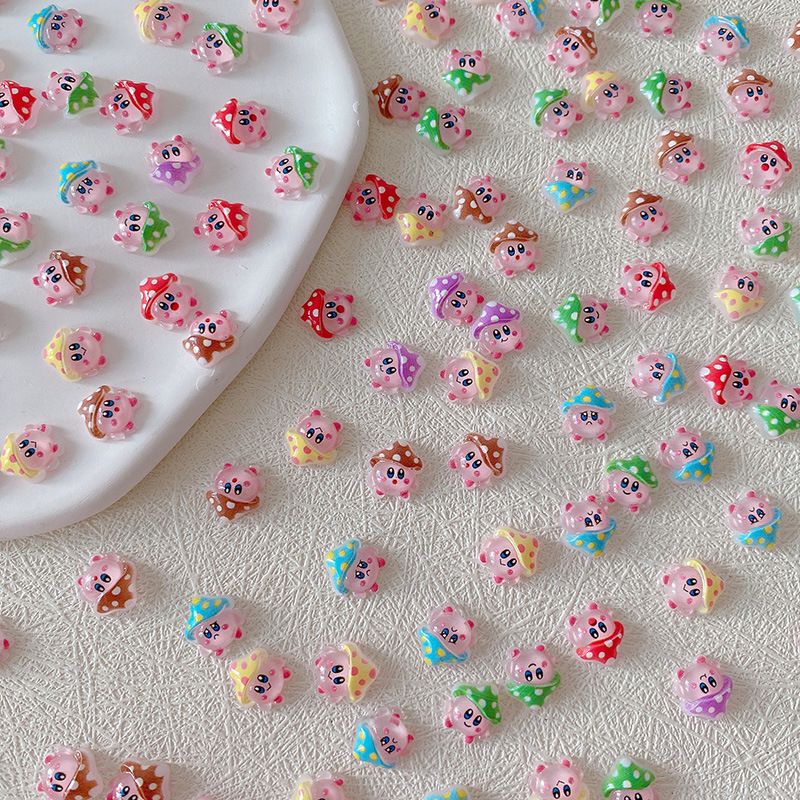 2/10/20pcs Kirby Nail Charms 3 - огляд і ціна Resin Art Accessories