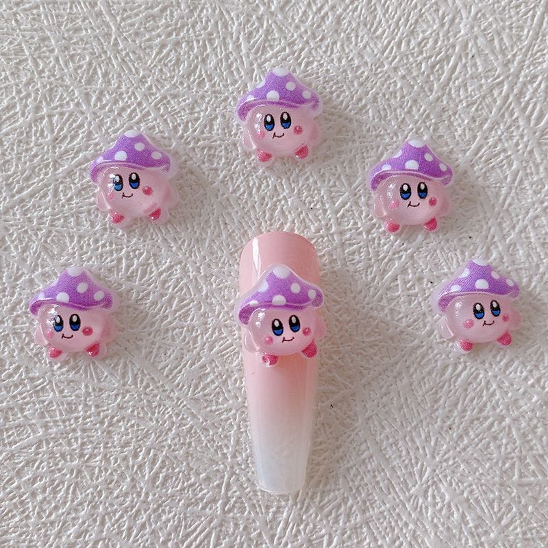 2/10/20pcs Kirby Nail Charms 3 - огляд і ціна Resin Art Accessories