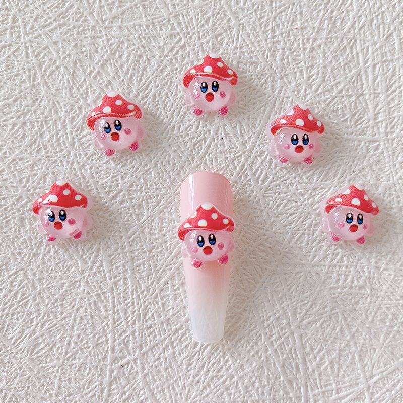 2/10/20pcs Kirby Nail Charms 3 - огляд і ціна Resin Art Accessories