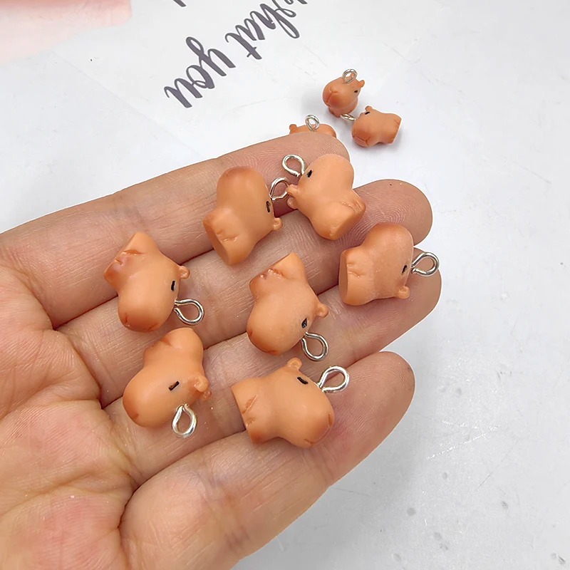 10pcs Cute Small Capybara Char - огляд і ціна Resin Art Jewelry Kit
