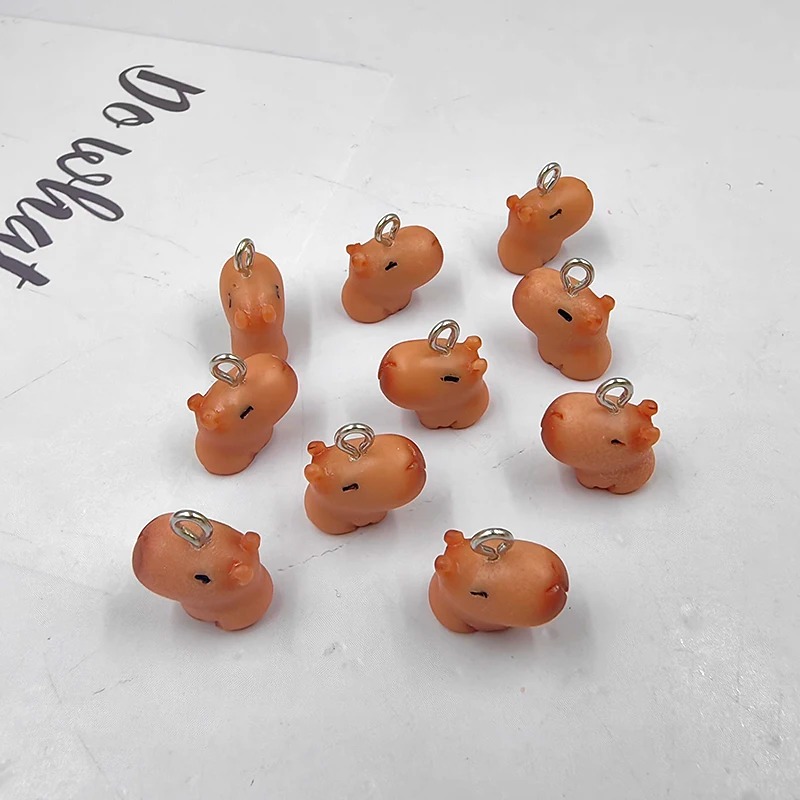 10pcs Cute Small Capybara Char - огляд і ціна Resin Art Jewelry Kit