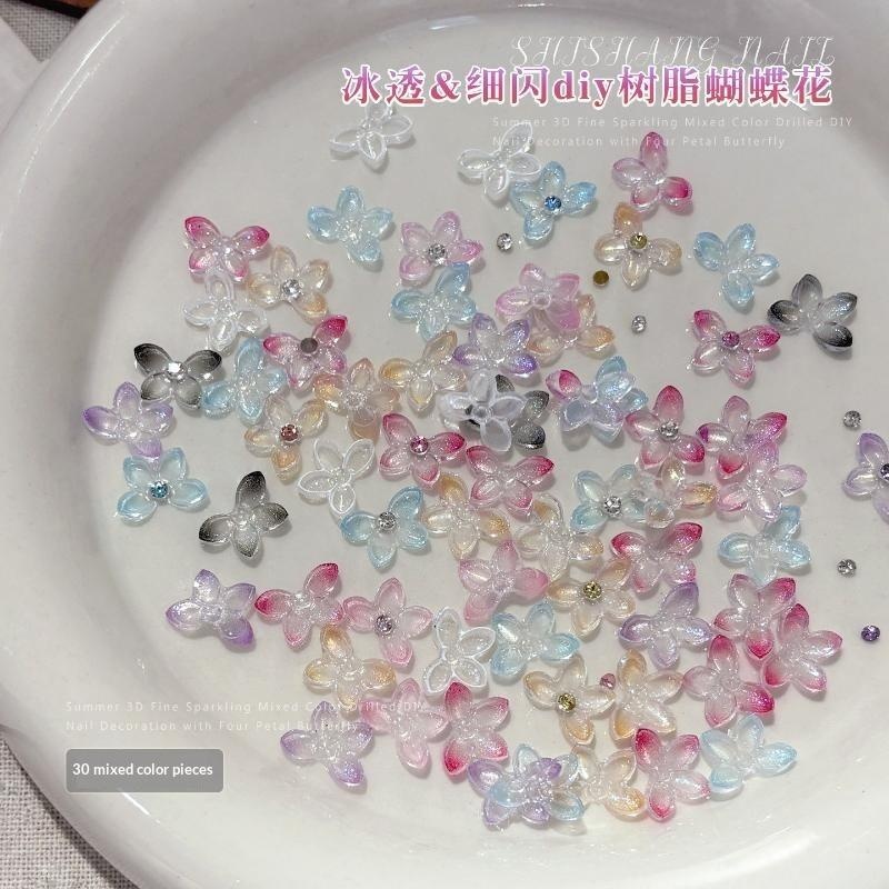 30Pcs 3D Glitter Resin Butterf - огляд і ціна Resin Art Using Flowers