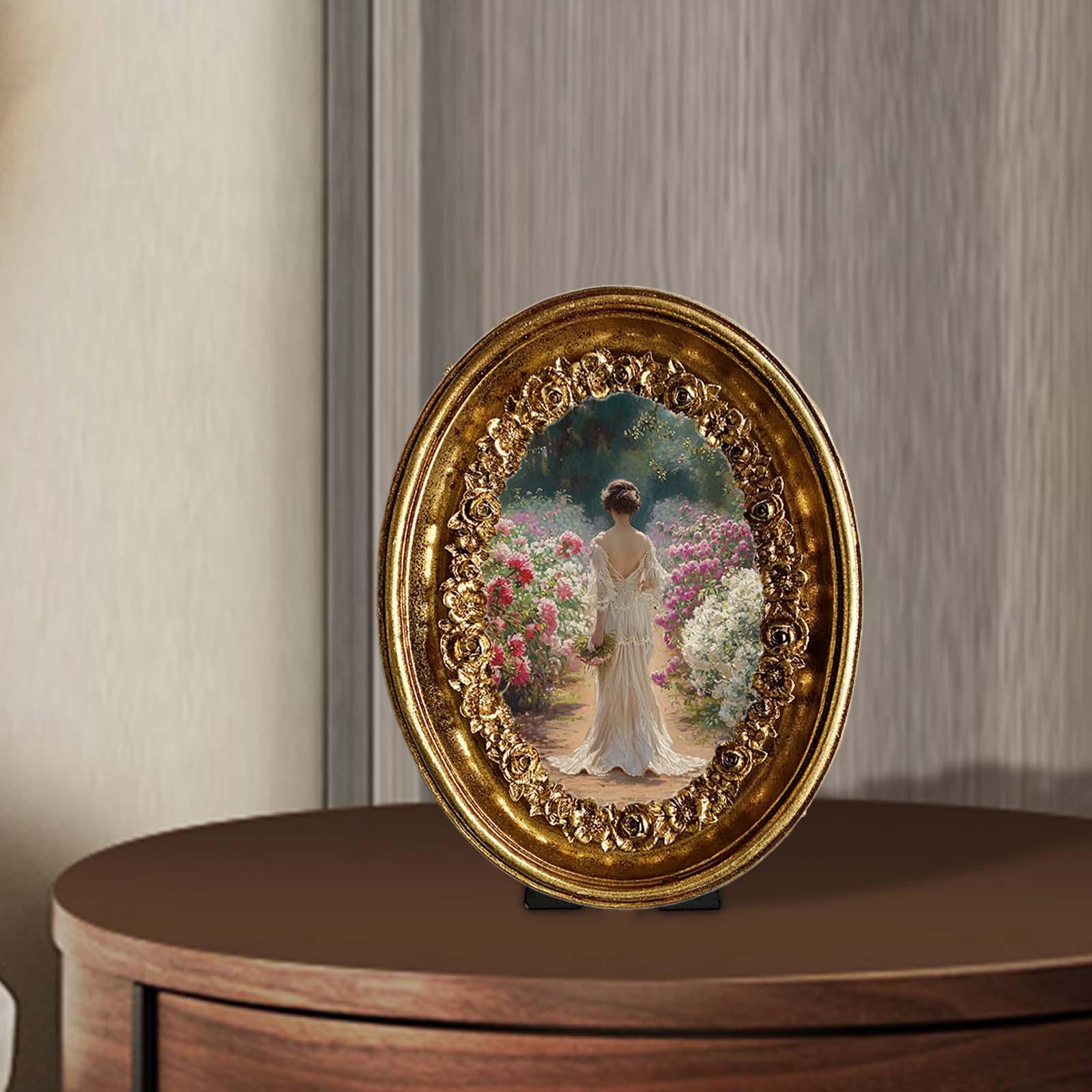 Vintage Oval Photo Frame 5.8x7 - огляд і ціна Resin Art Gallery