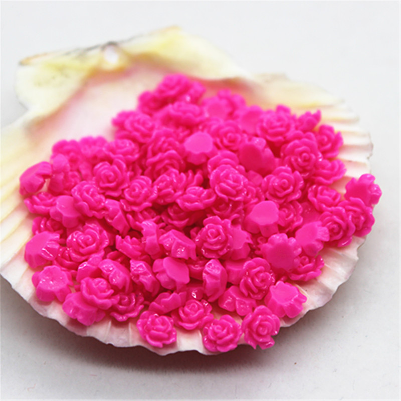 100pcs 6mm Resin Mini Rose Flo - огляд і ціна Resin Art For Rose