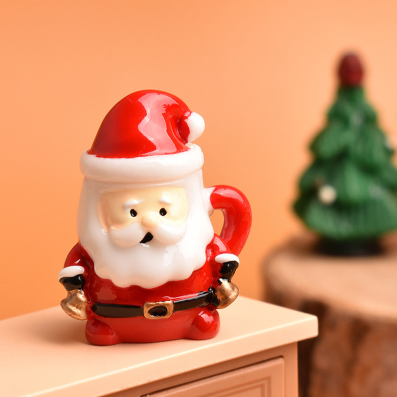 Mini Santa Teacup Ornament - R - огляд і ціна Resin Art Handmade