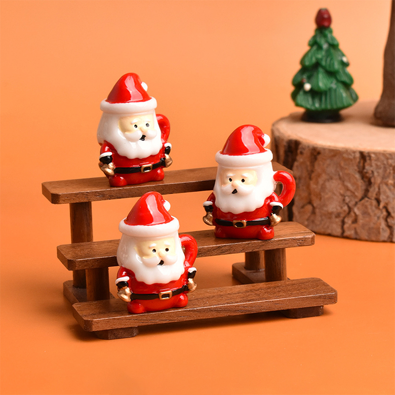 Mini Santa Teacup Ornament - R - огляд і ціна Resin Art Handmade