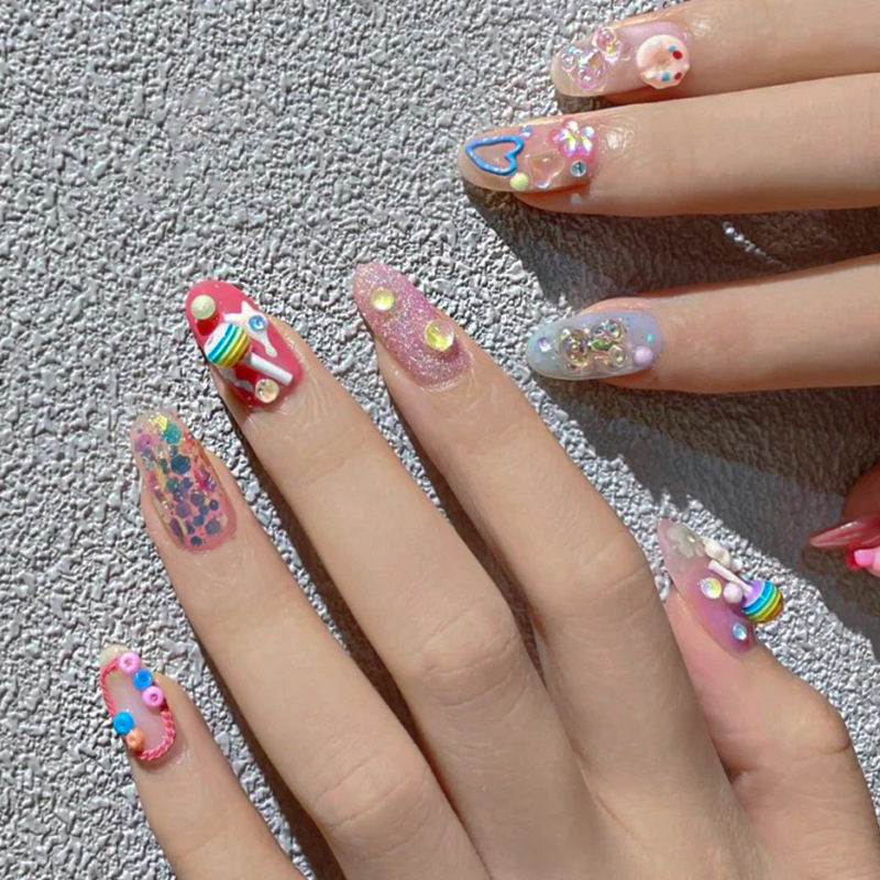 10pcs Resin Simulated Colored  - огляд і ціна Resin Art Sticker