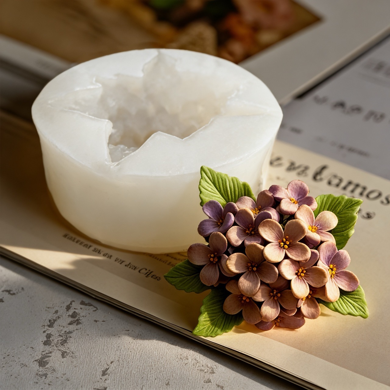 2-Piece 3D Rose and Lilac Sili - огляд і ціна Resin Art For Rose