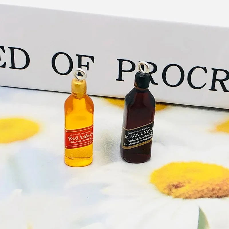 10Pcs Tiny Wine Bar Bottle Res - огляд і ціна Resin Art Accessories