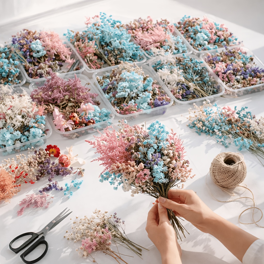 10 Box Mixed Dried Flower Bouq - огляд і ціна Resin Art Wedding Gift