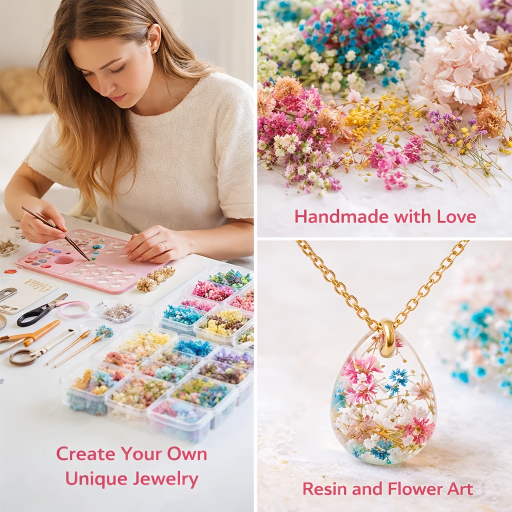 10 Box Mixed Dried Flower Bouq - огляд і ціна Resin Art Wedding Gift