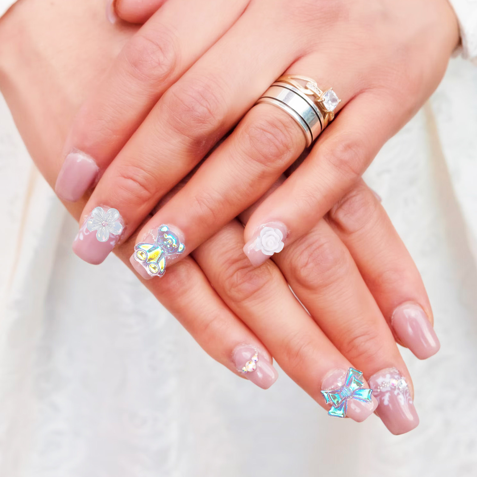 Nail Art DIY Charms Resin Flow - огляд і ціна Resin Art Using Flowers