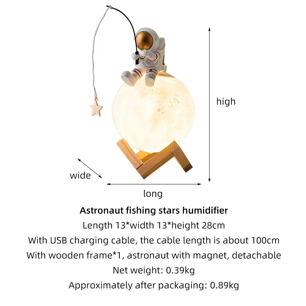Nordic Astronaut Fishing Star  - огляд і ціна Resin Art On Wood