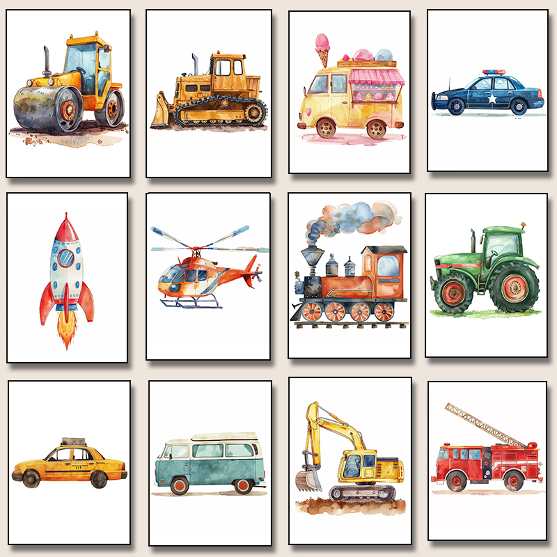 Helicopter Fire Truck Tractor  - огляд і ціна Resin Art For Kids