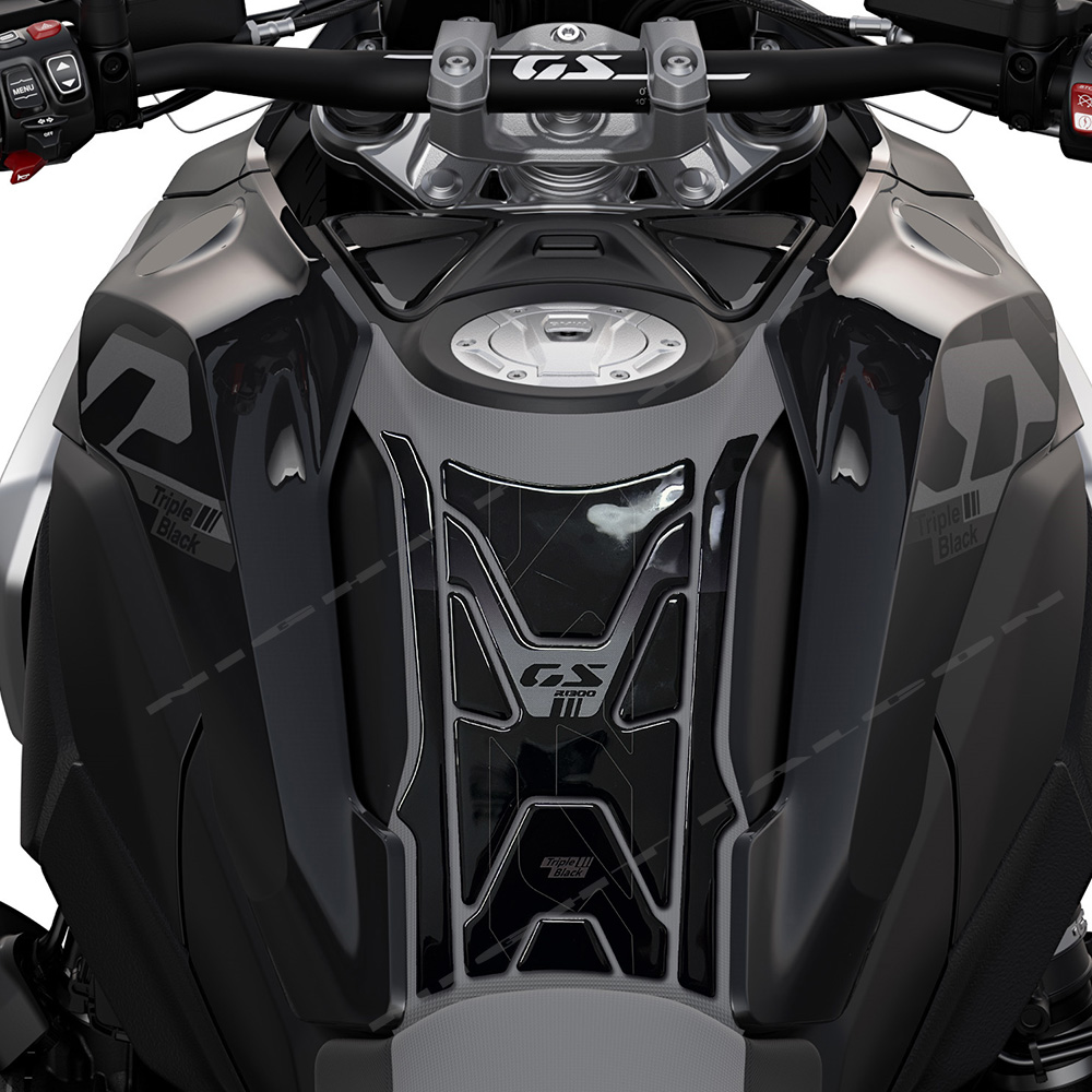 For BMW R 1300 GS Triple Black - огляд і ціна Resin Art Sticker