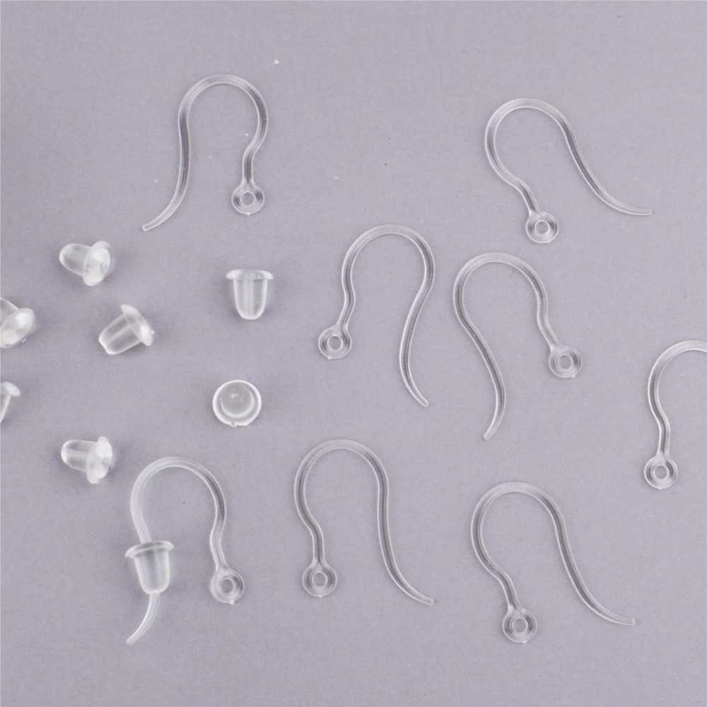 40pcs Clear Plastic Earring Ho - огляд і ціна Resin Art Handmade