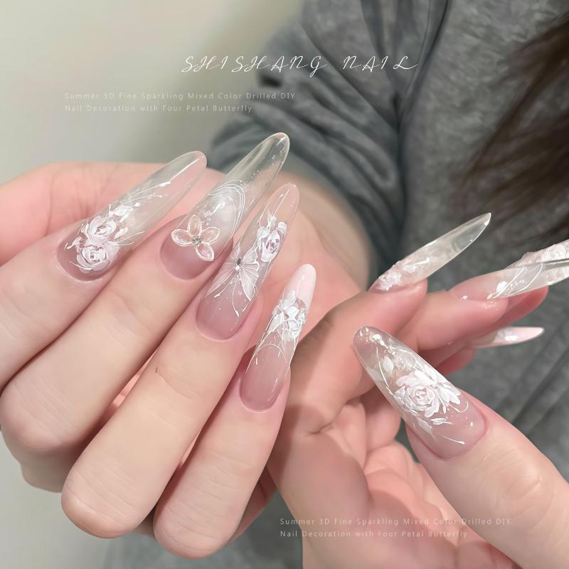 【HBA】30Pcs 3D Glitter Resin Bu - огляд і ціна Resin Art Using Flowers