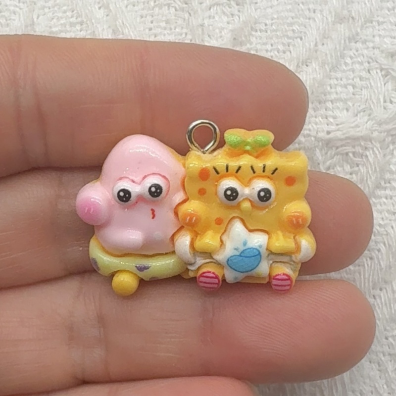 10pcs cartoon resin pendant, D - огляд і ціна Resin Art Handmade
