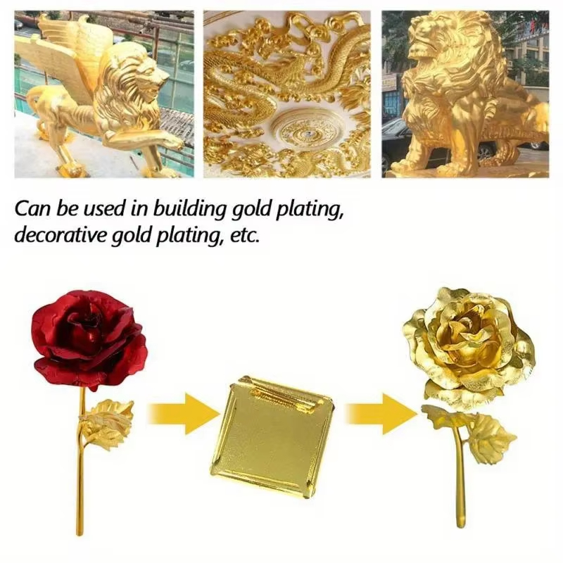 100pcs Imitation Gold Sliver C - огляд і ціна Resin Art Wedding Gift