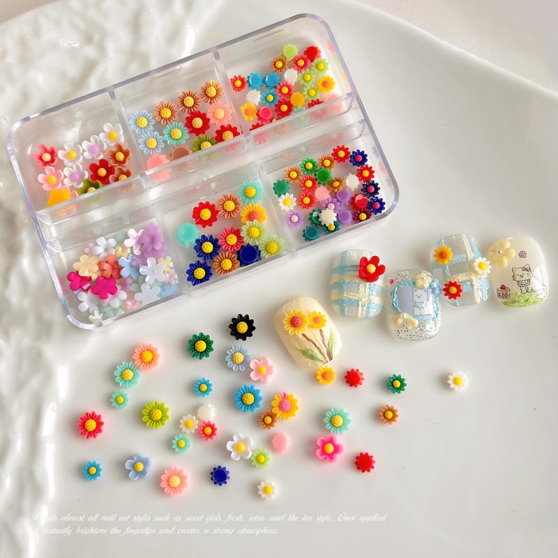 Summer Vibe Sunflower Nail Cha - огляд і ціна Resin Art Using Flowers